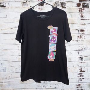 Sanrio Hello Kitty & Friends Badtz Maru Cinnamoroll My Melody T shirt Size L